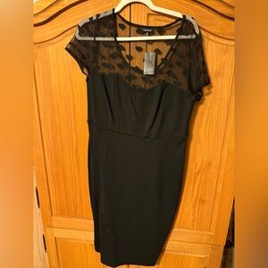 Torrid Black body con dress - Hearts Valentines Day 16